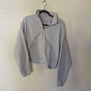Aritzia Light blue Quarter-Zip Sweatshirt